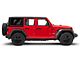 SEC10 Small Rear Window Decal; Matte Black (18-24 Jeep Wrangler JL)