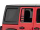 SEC10 Small Rear Window Decal; Red (18-24 Jeep Wrangler JL)