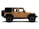 SEC10 Small Rear Window Decal; Gloss Black (07-18 Jeep Wrangler JK)