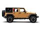 SEC10 Small Rear Window Decal; Red (07-18 Jeep Wrangler JK)