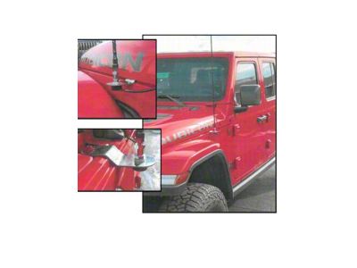 Antenna Fender Mount (18-23 Jeep Wrangler JL)