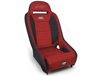 PRP Comp Elite Suspension Seat; Red (Universal; Some Adaptation May Be Required)
