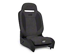 PRP Enduro Elite Reclining Suspension Seat; Driver Side; Gray (Universal; Some Adaptation May Be Required)