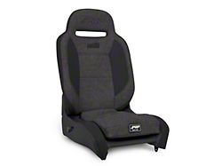 PRP Enduro Elite Reclining Suspension Seat; Passenger Side; Gray (Universal; Some Adaptation May Be Required)