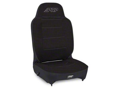 PRP Enduro High Back Reclining Suspension Seat; Driver Side; Gray (Universal; Some Adaptation May Be Required)
