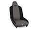 PRP Roadster High Back Suspension Seat; Gray (Universal; Some Adaptation May Be Required)