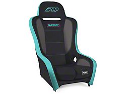 PRP Shreddy Podium Suspension Seat; Black/Teal (Universal; Some Adaptation May Be Required)