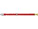 CB Antenna with Tuneable Tip; 4-Foot; Red (Universal; Some Adaptation May Be Required)