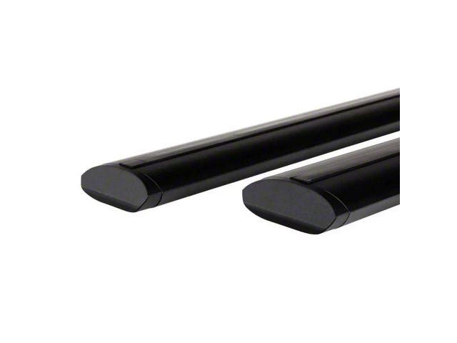 Overland Vehicle Systems 50-Inch Freedom Straight Crossbars; Black (Universal; Some Adaptation May Be Required)