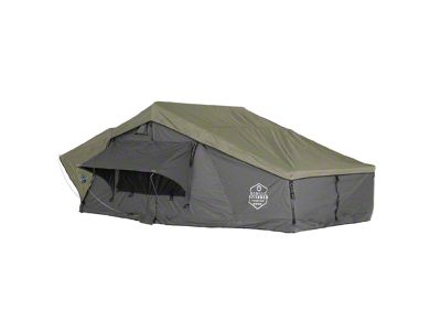 Overland Vehicle Systems Nomadic 3 Extended Roof Top Tent; Gray/Green (Universal; Some Adaptation May Be Required)