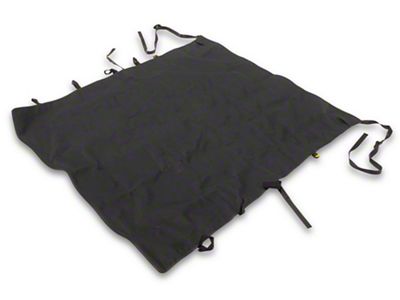 RedRock Extended Bikini Top; Black Denim (92-95 Jeep Wrangler YJ)