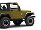 Jeep Licensed by RedRock Side Logo; Gloss Black (97-06 Jeep Wrangler TJ)