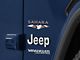 Jeep Licensed by RedRock Sahara Logo; Dark (87-18 Jeep Wrangler YJ, TJ & JK)
