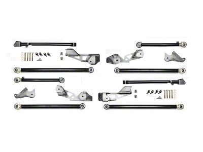 EVO Manufacturing High Clearance Long Arm Upgrade (20-24 3.0L EcoDiesel Jeep Wrangler JL; 21-24 Jeep Wrangler JL Rubicon 392)