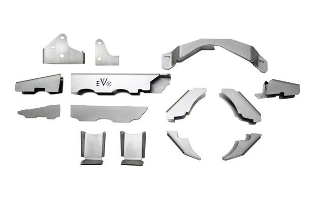 EVO Manufacturing ProTek Dana 30 Front Axle Armor (07-18 Jeep Wrangler JK, Excluding Rubicon)