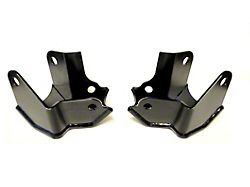 EVO Manufacturing ProTek Rear Shock Skid Plates; Black (07-18 Jeep Wrangler JK)