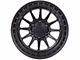 Lock Off-Road Baja Matte Black with Matte Black Ring Wheel; 17x9 (18-24 Jeep Wrangler JL)