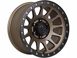 Lock Off-Road Yosemite Matte Desert Bronze with Matte Black Ring Wheel; 17x9 (20-23 Jeep Gladiator JT)