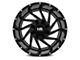 Hardrock Offroad Crusher Gloss Black Milled Wheel; 20x12 (18-24 Jeep Wrangler JL)
