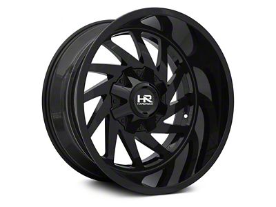 Hardrock Offroad Crusher Gloss Black Wheel; 20x12 (18-24 Jeep Wrangler JL)