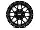Hardrock Offroad Gunner Gloss Black Milled Wheel; 20x12 (07-18 Jeep Wrangler JK)