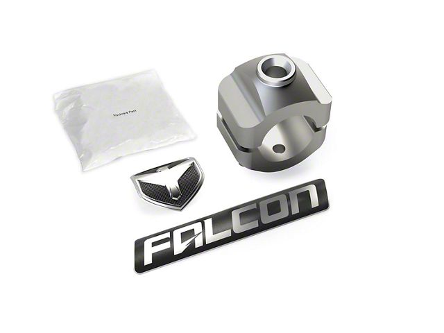 Falcon Shocks Nexus EF Steering Stabilizer Tie Rod Clamp Kit; 1-5/8-Inch HD (07-24 Jeep Wrangler JK & JL)