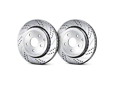 Baer Sport Drilled and Slotted Rotors; Front Pair (84-89 Jeep Cherokee XJ)