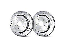 Baer Sport Drilled and Slotted Rotors; Front Pair (87-89 Jeep Wrangler YJ)