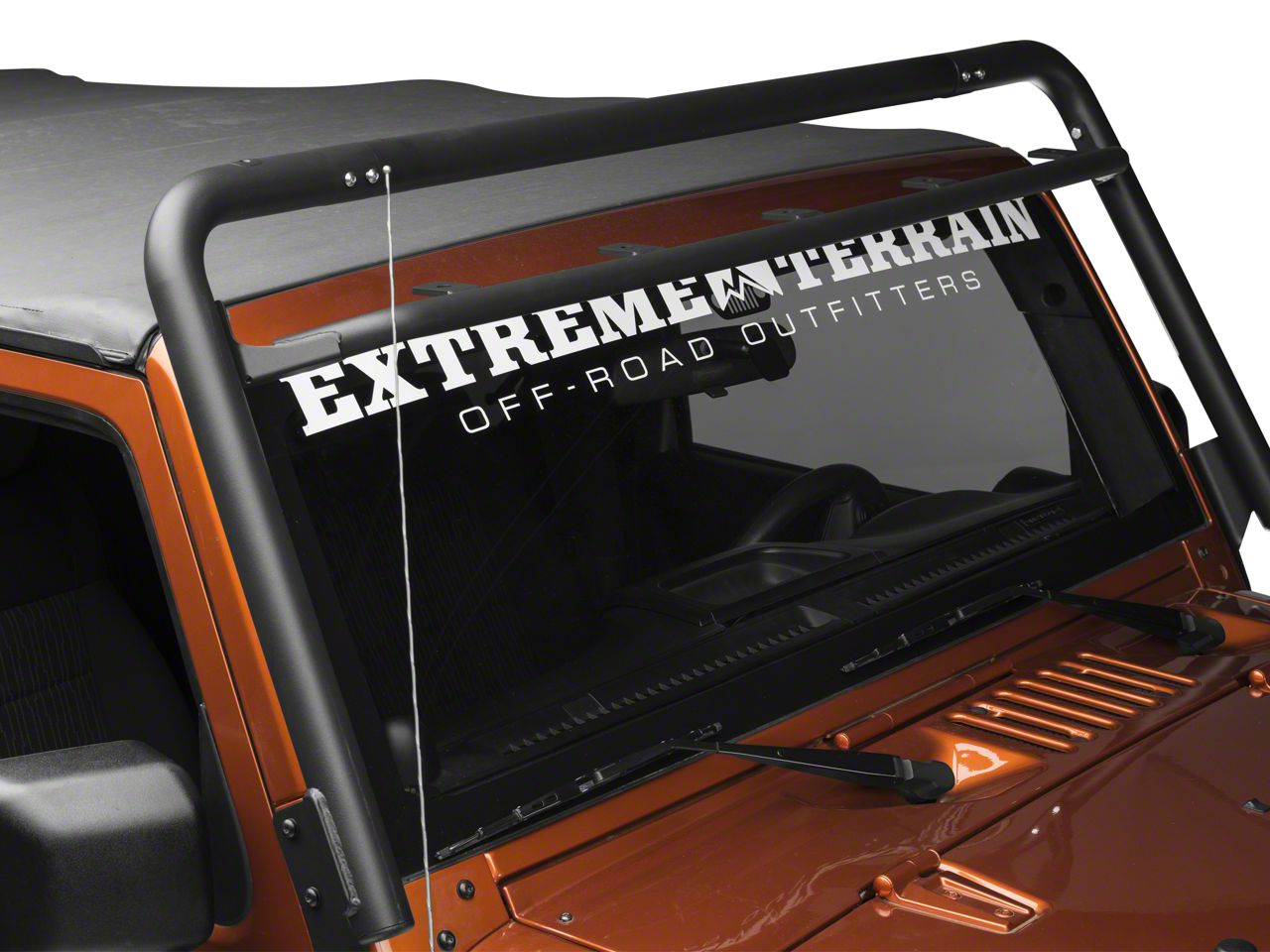 Off Camber Fabrications by MBRP Jeep Wrangler Windshield Light Bar