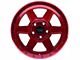 Dirty Life Compound Crimson Candy Red Wheel; 19x10 (07-18 Jeep Wrangler JK)