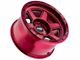 Dirty Life Compound Crimson Candy Red Wheel; 19x10 (05-10 Jeep Grand Cherokee WK)