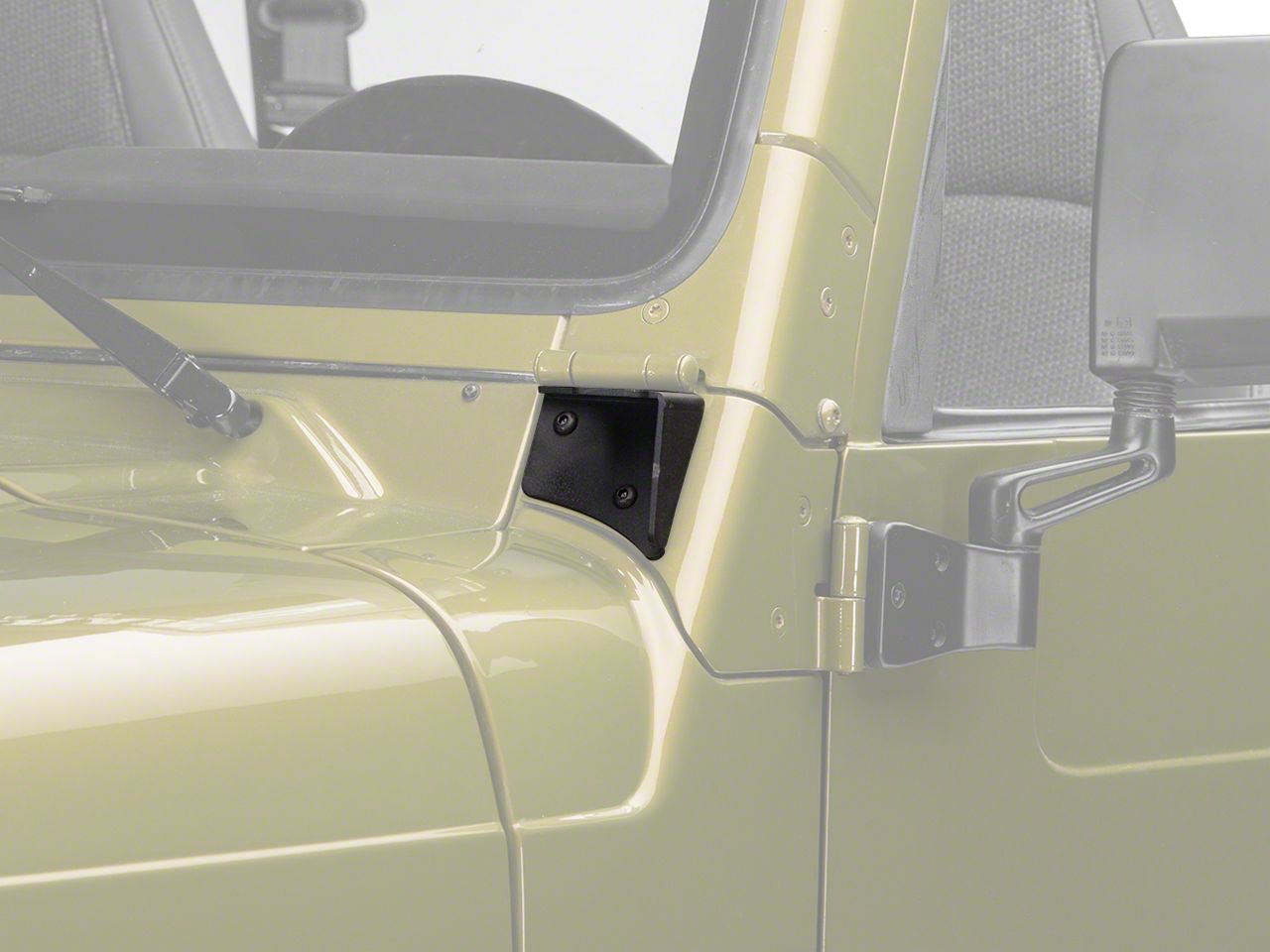 Off Camber Fabrications by MBRP Jeep Wrangler Windshield Hinge Mounting
