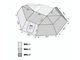 Overland Vehicle Systems TMBK 3 Roof Top Tent with Annex; Tan (Universal; Some Adaptation May Be Required)