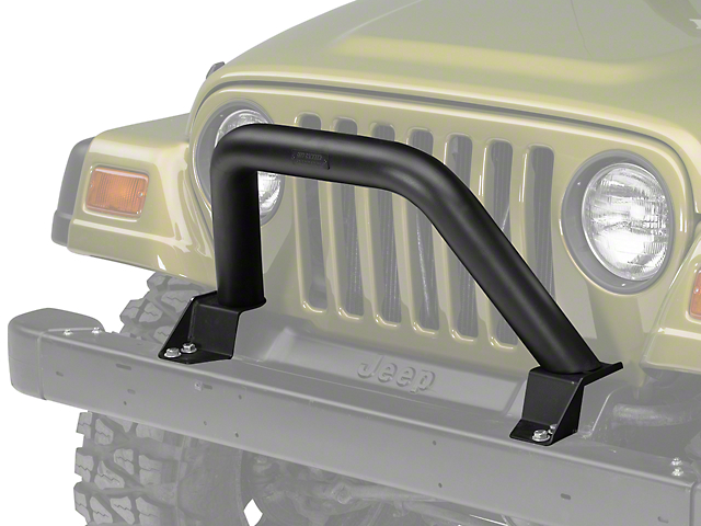 Off Camber Fabrications by MBRP Front Bumper Grille Guard/Light Bar; Black (97-06 Jeep Wrangler TJ)