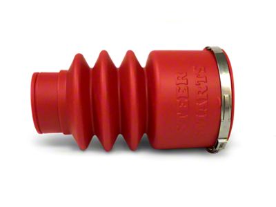 Steer Smarts Griffin XD Replacement Bellow; Red (07-24 Jeep Wrangler JK & JL)