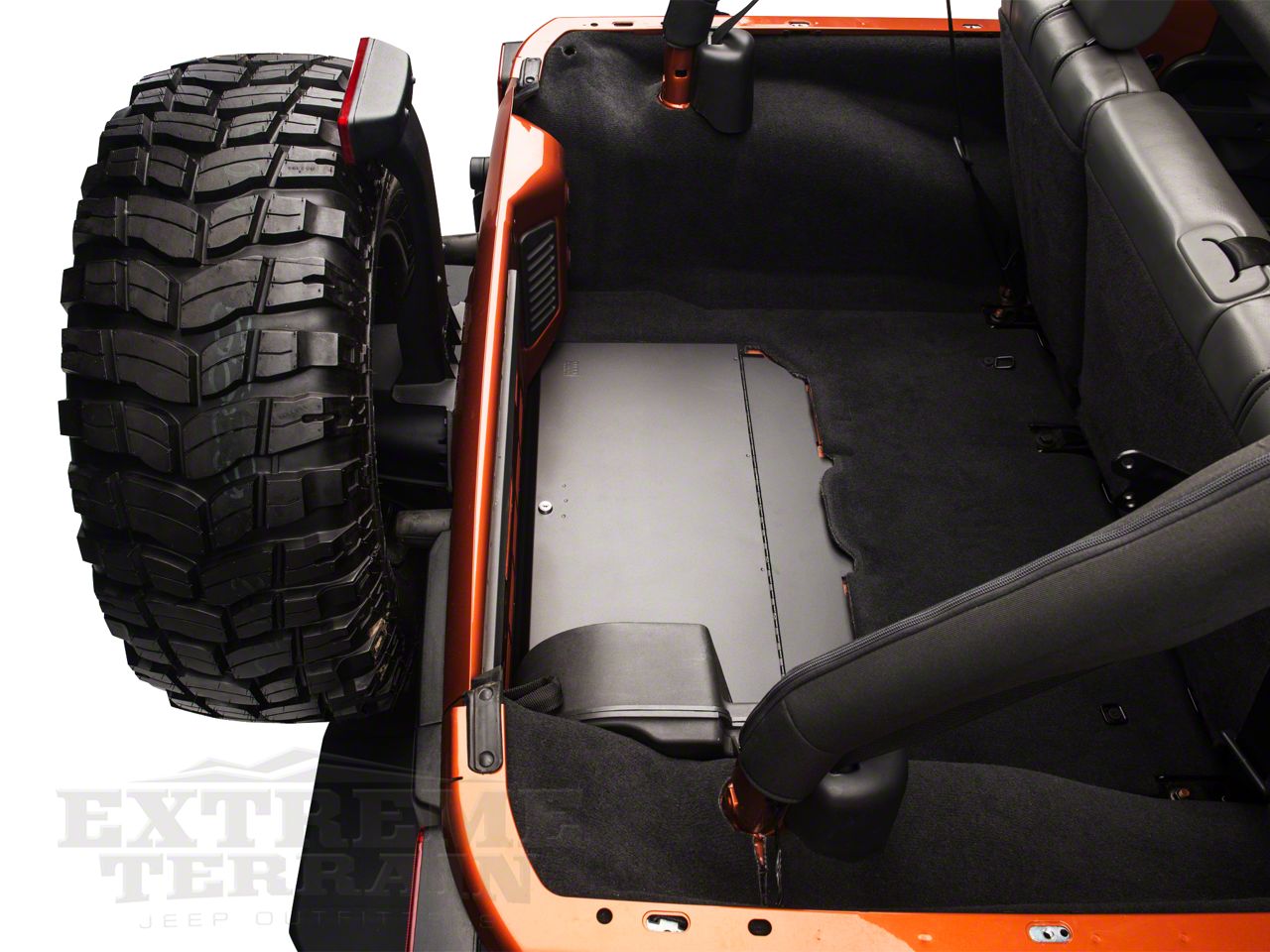 Tuffy Security Products Jeep Wrangler Locking Cubby Cover 143-01 (07-18 Jeep  Wrangler JK) Free Shipping
