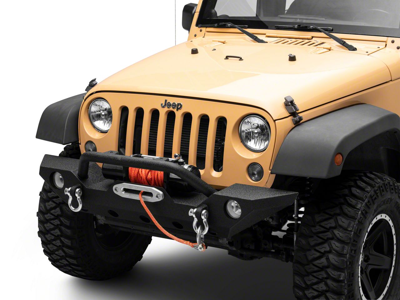 Jeep Wrangler Standard Width Front Bumper (1824 Jeep Wrangler JL, Excluding 4xe & Rubicon 392
