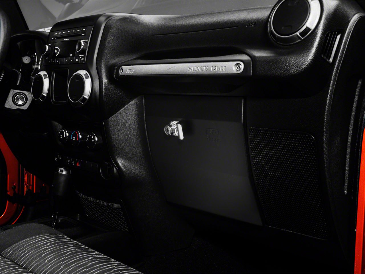 Tuffy Security Products Jeep Wrangler Security Glove Box with Keyed