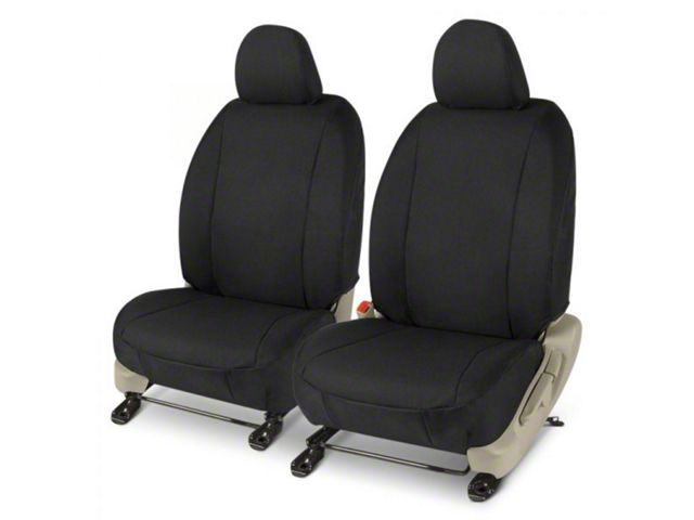 Covercraft Precision Fit Seat Covers Endura Custom Front Row Seat Covers; Black (03-06 Jeep Wrangler TJ)