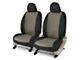 Covercraft Precision Fit Seat Covers Endura Custom Front Row Seat Covers; Charcoal/Black (93-95 Jeep Wrangler YJ)