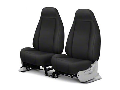 Covercraft Precision Fit Seat Covers Endura Custom Front Row Seat Covers; Black (79-91 Jeep CJ7 & Wrangler YJ)