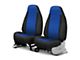Covercraft Precision Fit Seat Covers Endura Custom Front Row Seat Covers; Blue/Black (79-91 Jeep CJ7 & Wrangler YJ)