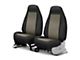 Covercraft Precision Fit Seat Covers Endura Custom Front Row Seat Covers; Charcoal/Black (79-91 Jeep CJ7 & Wrangler YJ)