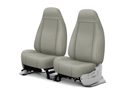 Covercraft Precision Fit Seat Covers Endura Custom Front Row Seat Covers; Silver (79-91 Jeep CJ7 & Wrangler YJ)