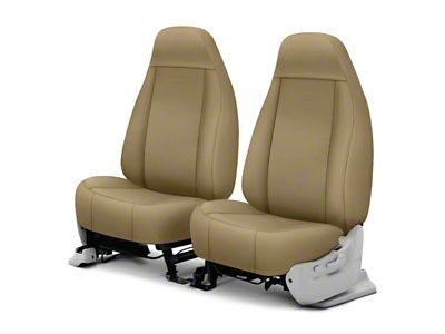 Covercraft Precision Fit Seat Covers Endura Custom Front Row Seat Covers; Tan (79-91 Jeep CJ7 & Wrangler YJ)