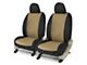 Covercraft Precision Fit Seat Covers Endura Custom Front Row Seat Covers; Tan/Black (18-24 Jeep Wrangler JL 2-Door)