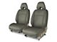 Covercraft Precision Fit Seat Covers Leatherette Custom Front Row Seat Covers; Medium Gray (18-24 Jeep Wrangler JL 2-Door)