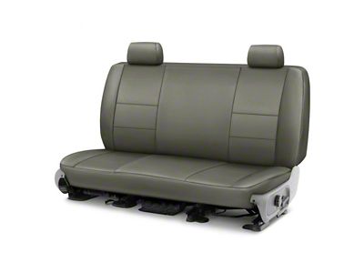 Covercraft Precision Fit Seat Covers Leatherette Custom Second Row Seat Cover; Medium Gray (03-06 Jeep Wrangler TJ)