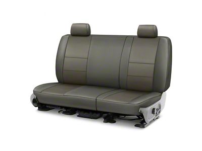 Covercraft Precision Fit Seat Covers Leatherette Custom Second Row Seat Cover; Stone (2007 Jeep Wrangler JK 4-Door)