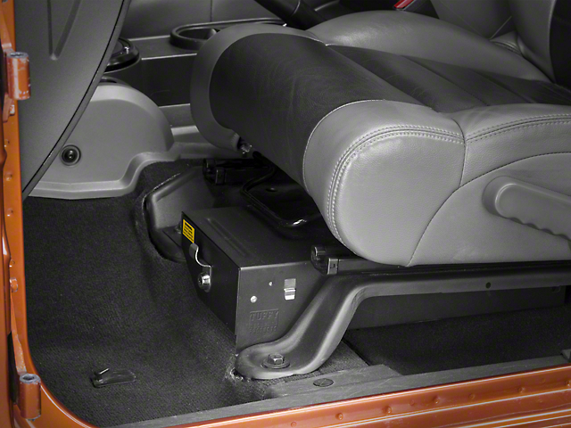 Tuffy Conceal Carry Underseat Drawer; Driver Side (07-10 Jeep Wrangler JK 2-Door; 07-18 Jeep Wrangler JK 4-Door)